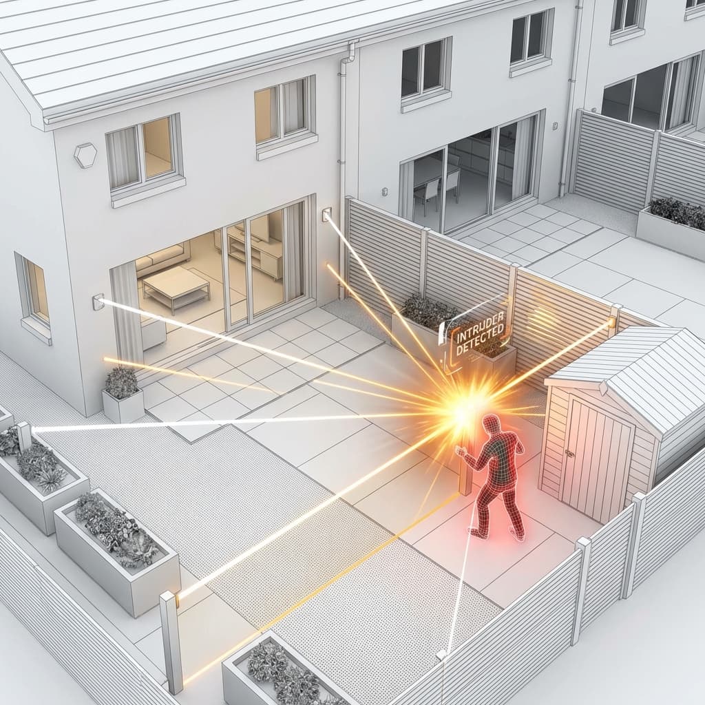 Diagrama Seguridad Jardín